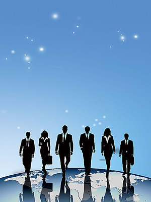 企業團隊海報背景素材